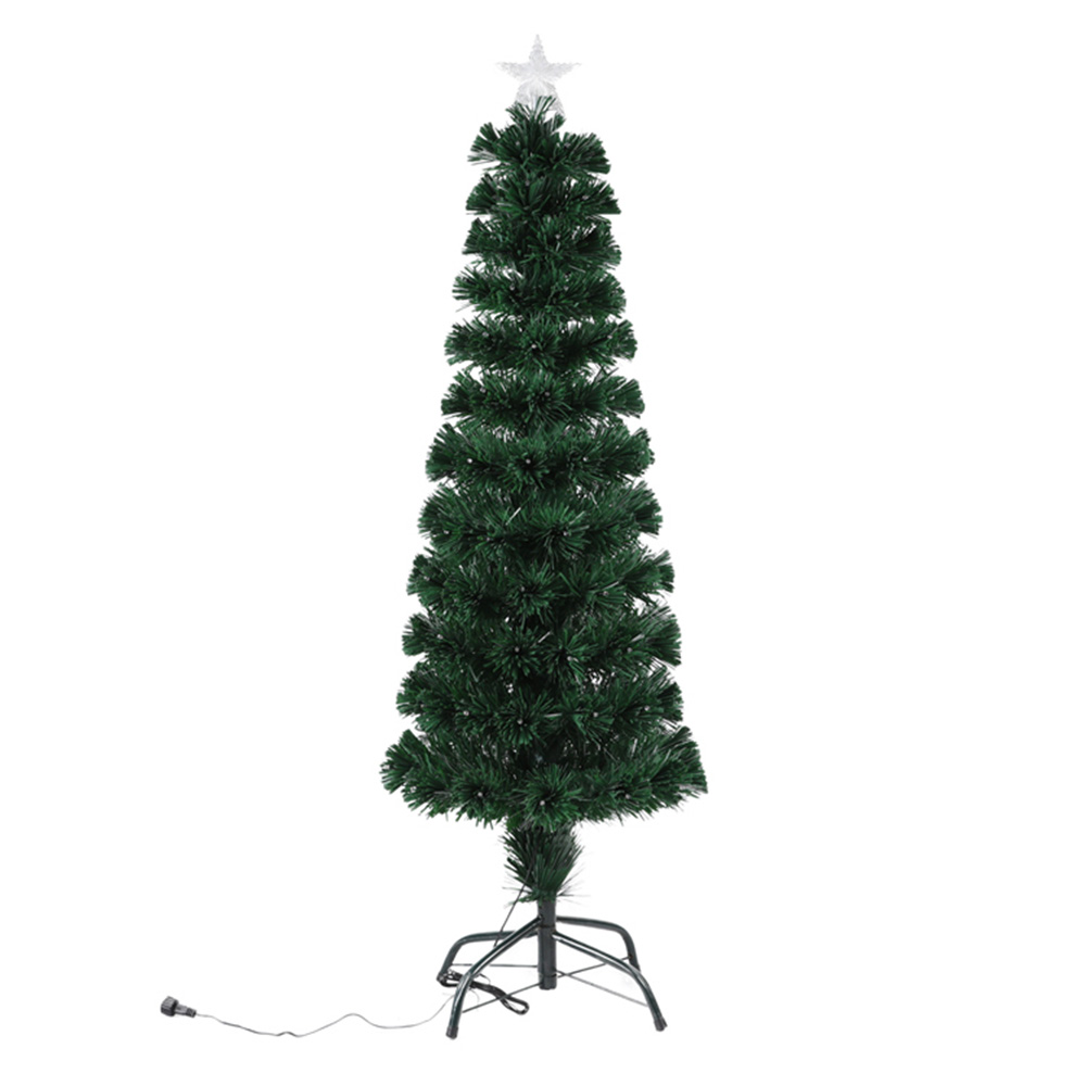 Durable Elegance Illuminated: The Resilience of Fewer-Light Fiber Optic Christmas Trees